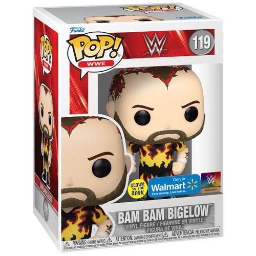 Figurine Funko Pop - Wwe N°119 - Bam Bam Bigelow - Glow In The Dark (68961)