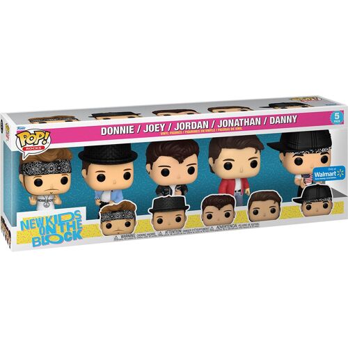 Figurine Funko Pop - New Kids On The Block (Nkotb) - Dannie / Joey / Jordan / Jonathan / Danny - Pack (65234)