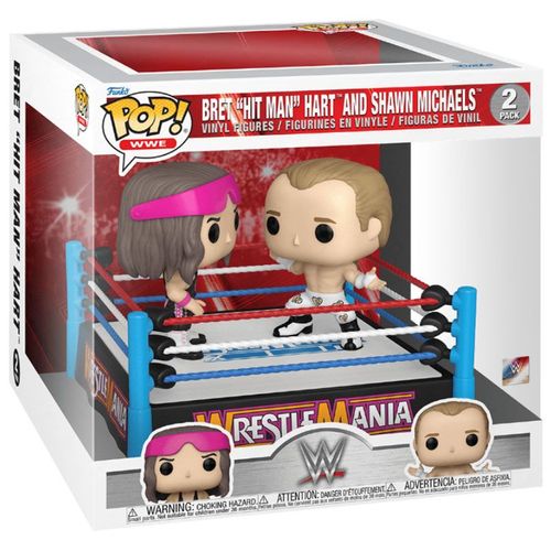 Figurine Funko Pop - Wwe - Bret "Hit Man" Hart & Shawn Michaels (67753)