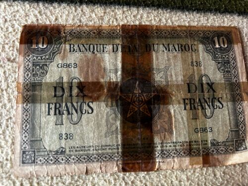 Billets Français Ancien