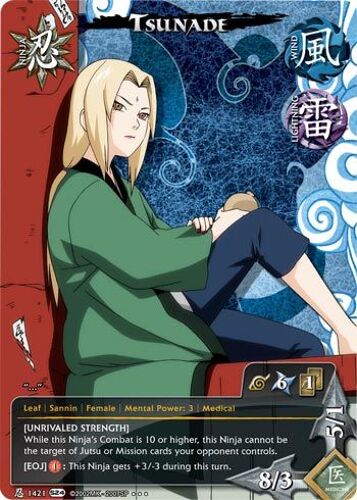 Ni 1421 Tsunade (Force Inégalée) Carte Naruto Shippuden Vf