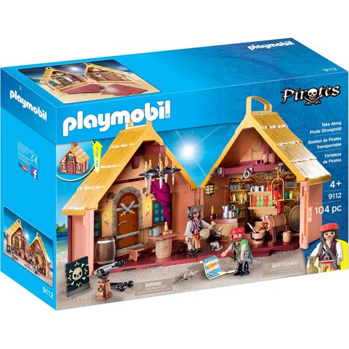 Playmobil Pirates 9112 - Taverne des pirates transportable