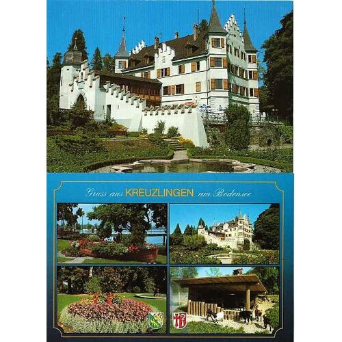 Suisse, Lot 2 Belles Cartes Postales Neuves, Château Seeburg, Restaurant Et Parc Sur Le Bodensee.