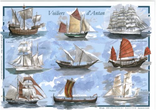 Sous-Main Voiliers D'antan