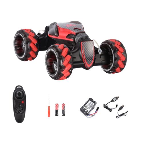 2.4ghz 4wd Rc Stunt Car Double Face 360 ??° Tourne Et Véhicule Avec Lumière Led Mei683