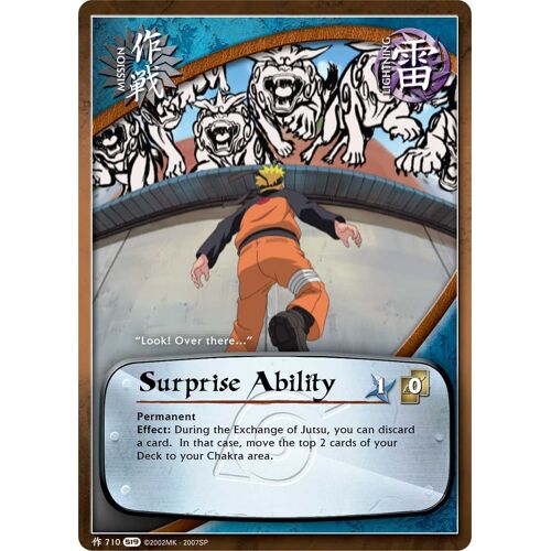 Mis 710 Surprise Ability ,Carte Naruto Shippuden Us