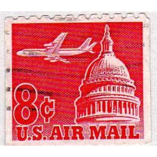 Timbre Us Air Mail 1962 Etats Unis Oblitéré