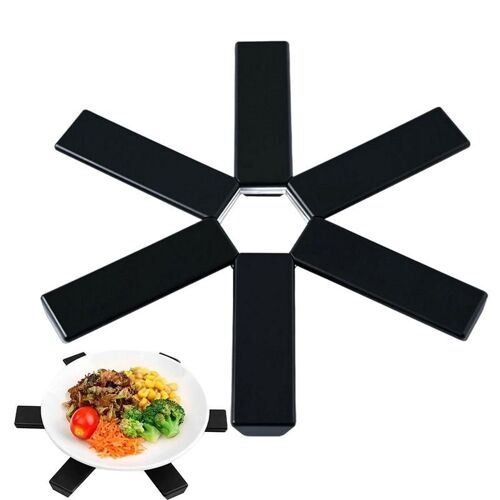 Coussin D'isolation Thermique Pliant Pour Plats Chauds, Napperon De Cuisine, Degrés De Chaleur, Polymères, Plats Chauds, Antidérapant, Trisale