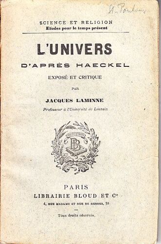 L'univers D'apres Haeckel