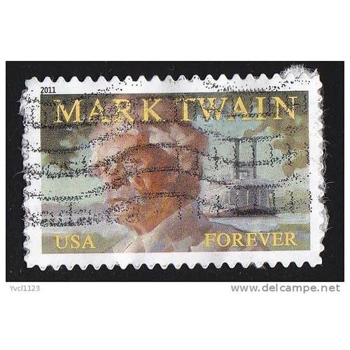 Timbre Mark Twain Forever 2011 Etats Unis