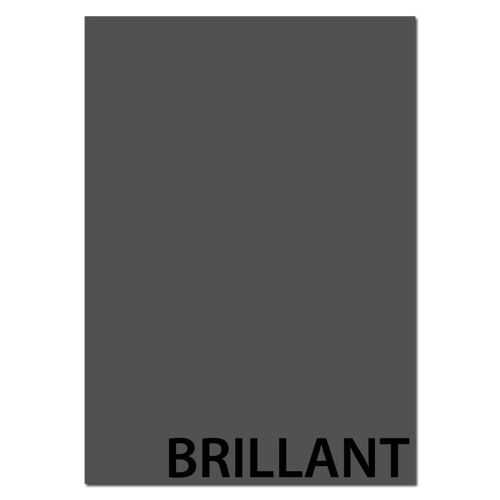 Autocollant Format A4 Brillant 1 Feuille Anthracite Métalisé