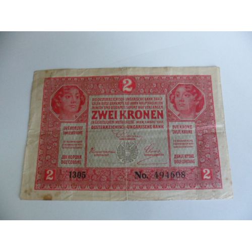 Autriche-Hongrie 2 Krone 1917