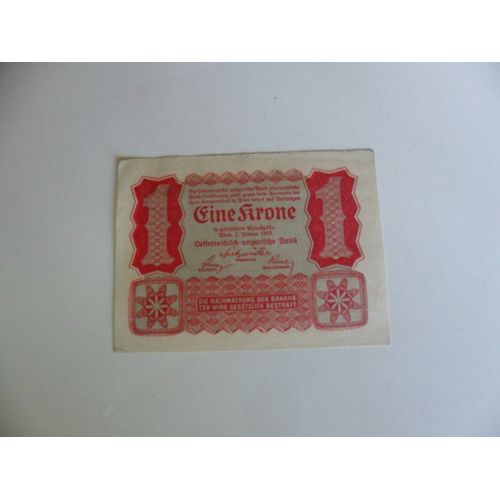 Autriche-Hongrie 1 Krone 1922