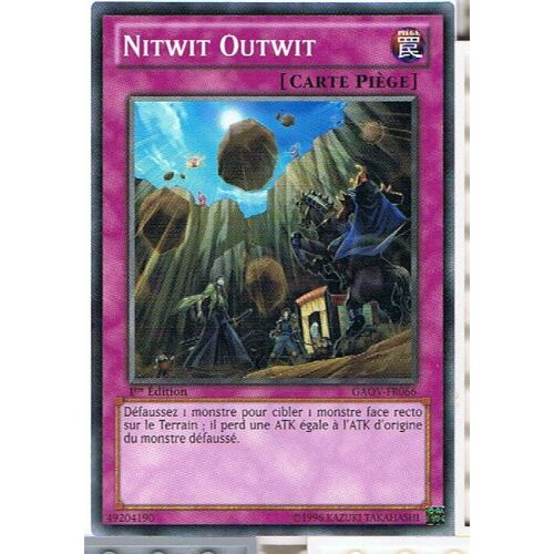 Nitwit Outwit (Nitwit Outwit) - Yu-Gi-Oh! - Gaov-Fr066 - C