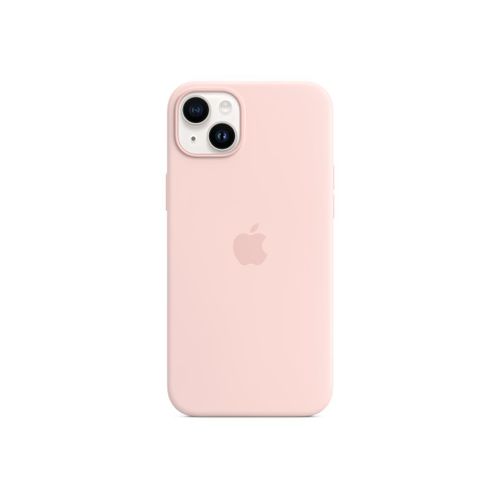 Apple - Coque De Protection Pour Téléphone Portable - Compatibilité Avec Magsafe - Silicone - Rose Craie - Pour Iphone 14 Plus
