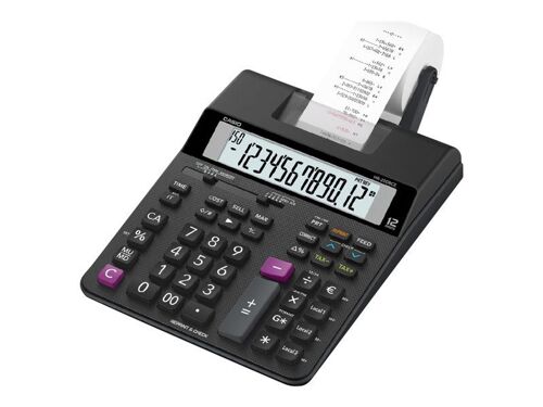 Casio HR-200RCE - Calculatrice avec imprimante - LCD - 12 chiffres - pile