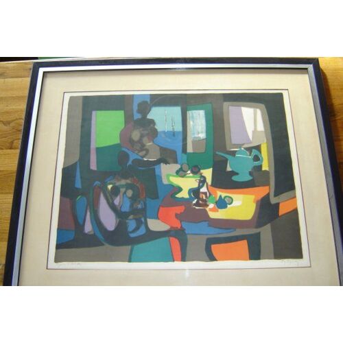 Litho / De Marcel Mouly  / Femme Nature Morte