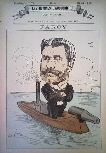 Les Hommes D'aujourd'hui N°70 - Eugene Farcy - 1880 - Caricature Par Andre Gill