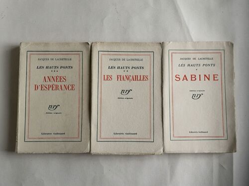 Les Hauts Ponts ( Éditions Originales. Velin N° )