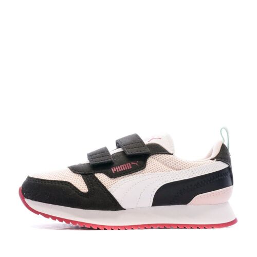 Baskets Noir/rose Fille Puma R78