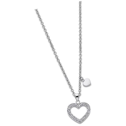 Collier Style Lotus Argent Ls2026-1/1 Acier Inoxydable Bijoux Femme Jls2026-1-1