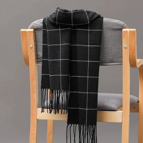 Écharpe En Cachemire Pour Hommes,Garde Au Chaud,Décontractée,Marque De Styliste,Pashmina,Pompon,Châle D'affaires,Nouvelle Collection Hiver 2023--2
