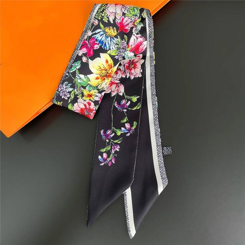 Foulard De Tarot De Pensée Pour Femmes,Nouveau Design,Marque De Luxe,Sac Slim,Foulards En Soie,Foulard Pour Cheveux,Bandeau Pour Dames,2024--14