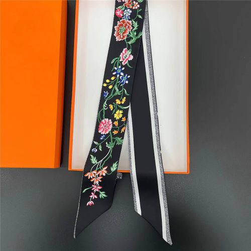 Foulard De Tarot De Pensée Pour Femmes,Nouveau Design,Marque De Luxe,Sac Slim,Foulards En Soie,Foulard Pour Cheveux,Bandeau Pour Dames,2024--8