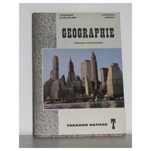 Géographie Classes Terminales