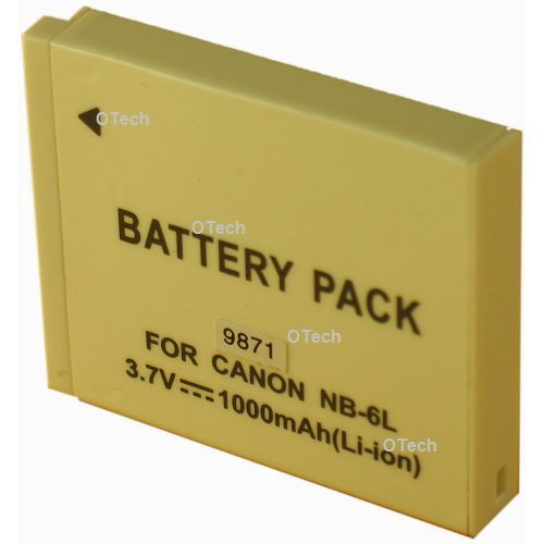 Batterie pour CANON NB-6L - Garantie 1 an