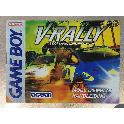 V-Rally Championship Edition - Notice Officielle Game Boy - Nintendo