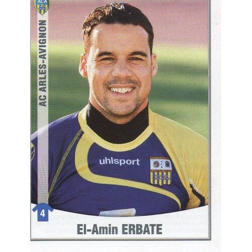 Image Panini Foot 2011 El-Amin Erbate N°8 Arles Avignon