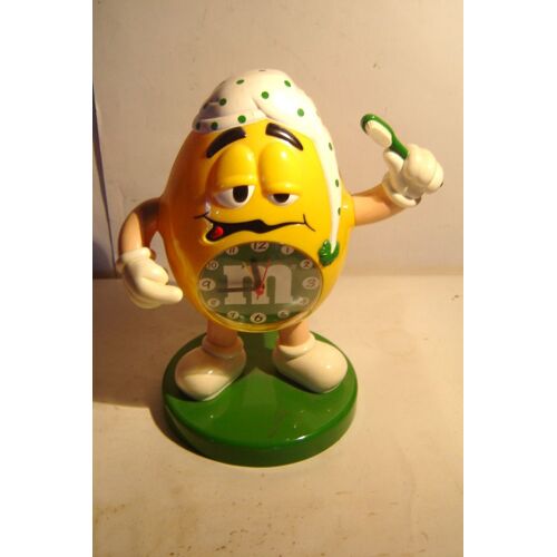 Bonhomme M&ms Horloge Hauteur 27cm / Parfait Etatbonhomme Horloge Hauteur 27cm / Parfait Etat Horloge Hauteur 27cm / Parfait Etat