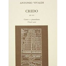 Vivaldi Credo Rv591 Vocal Score