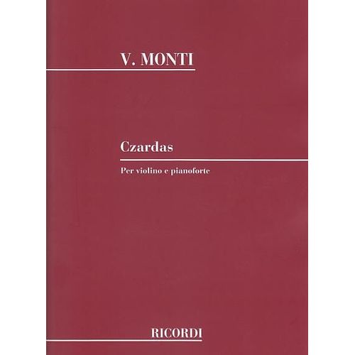 Monti Czardas Pour Violon Et Piano