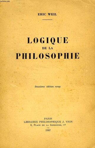 Logique De La Philosophie