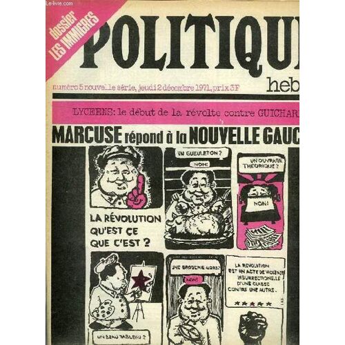 Politique Hebdo, Nouvelle Serie, N° 5, Dec. 1971