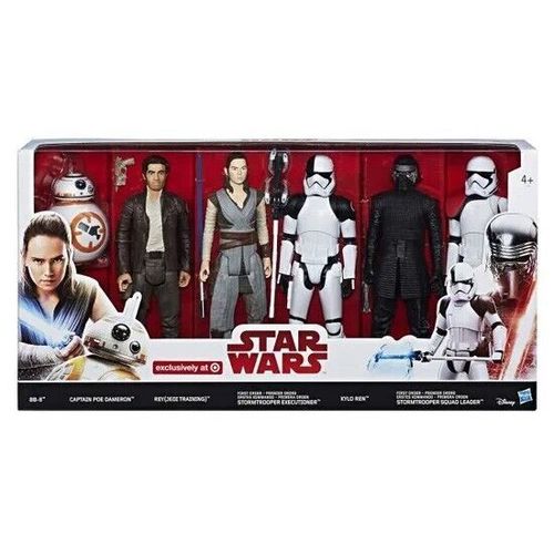 Coffret Hasbro Star Wars Les Derniers Jedi Pack De 6 Figurines 30 Cm Episode 8