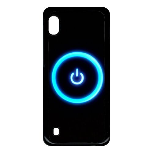 Coque pour smartphone - Power - compatible avec samsung Galaxy A10 - Plastique - bord Noir