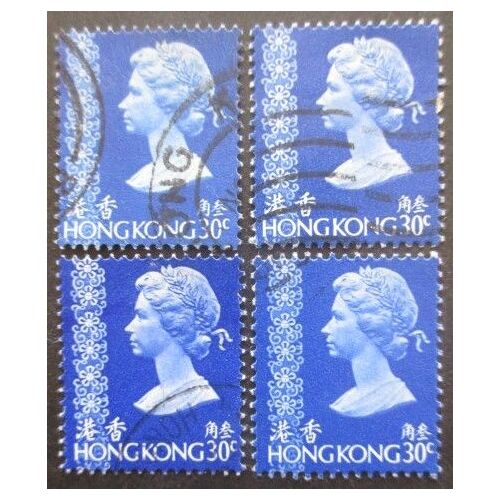Hong Kong N°307 X 4 Oblitéré