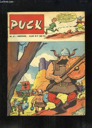 Puck, N°6 : Le Chevalier Miséricorde - Jungle Boy - Les Aventures Du Bouddha Vert - Le Gladiateur  ...