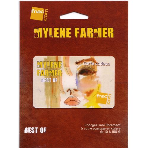 Carte Cadeau Fnac Mylène Farmer Best Of 2001-2011