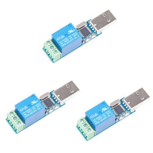 3X Module de Relais USB Commutateur Commande Intelligent pour Convertisseur électronique Type LCUS-1