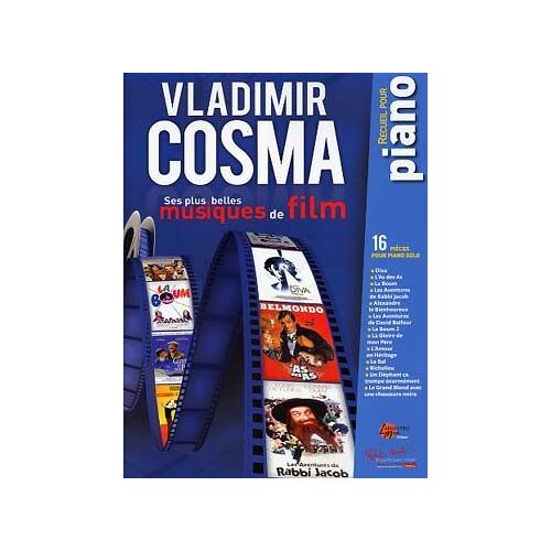 Cosma : Ses Plus Belles Musiques De Film - Piano