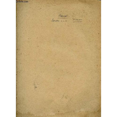 Sonate I A Iii Pour Violon Et Piano.