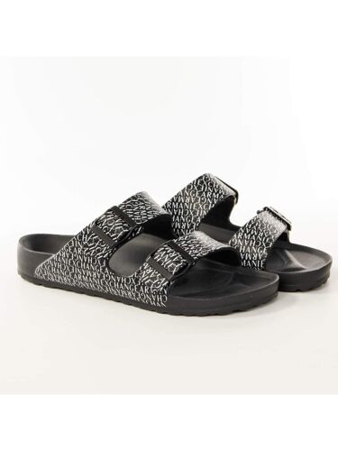 Sandale Emporio Armani Unlimited Logo Noir