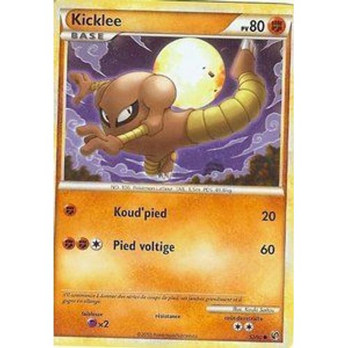 Kicklee - Pokemon Hs Indomptable 52/90