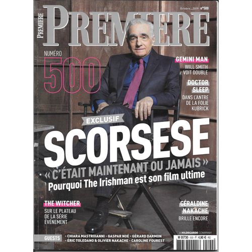 Premiere Le Magazine Du Cinema Numero 500 Octobre 2019