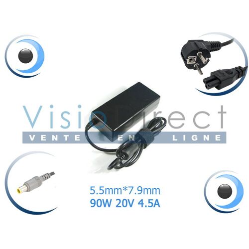 Adaptateur Alimentation Chargeur pour portable IBM Lenovo Thinkpad T500 - Visiodirect -