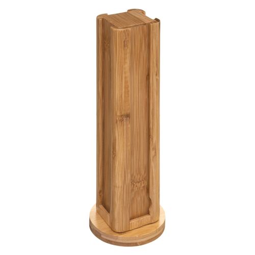 Porte capsules design Bambou cuisine - H. 29 cm - Marron